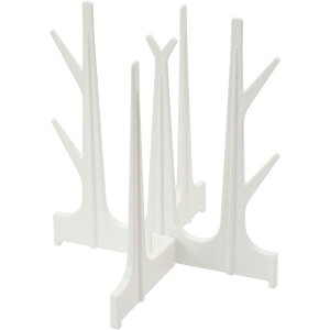 マーナ(marna) ボトル水切りスタンド K695W ホワイト 水筒 コップ 乾燥 乾かす たためる