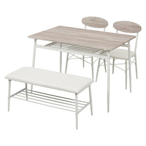 �yI�z ����(Hagihara) LDS-4744WH �_�C�j���O4�_�Z�b�g �V���� �C���e���A �Ƌ�����