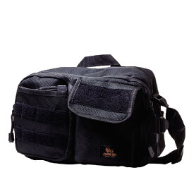 ストームクロス (STORMCROS) ショルダーバッグ 小型 ブラック クロスボディ 自衛隊 ミリタリー サバゲ― 0286 トラベルバッグ 肩掛け