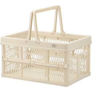 【I】不二貿易 折りたたみコンテナL WH 新生活 おしゃれ 【代引不可/北海道・沖縄・離島不可】