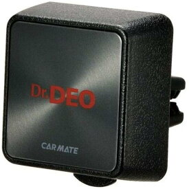 カーメイト 車用 除菌消臭剤 ドクターデオ Dr.DEO プレミアム エアコン取付 無香 安定化二酸化塩素 8g D222 持続期間約60日 ブラックメッキ