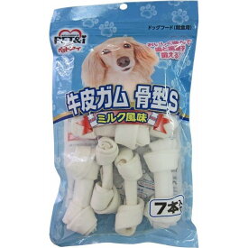 ペットアイ 牛皮ガム 骨型S ミルク風味 7本入り 犬用 おやつ ドッグフード