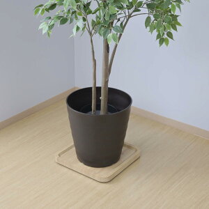 【在庫有・即納】【2F】 山善 YAMAZEN マルチキャリー SPC-3838OAK( オーク)幅38.5cm×奥行38.5cm×高さ4.5cm 観葉植物 運搬 受け皿