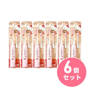 〒【メール便発送】【まとめ買い】ミニマム ハローキテイハピカ ピンク×6個セット ふつう DBK-5PHK 電動歯ブラシ 子供用歯ブラシ 【日時指定・代引不可】