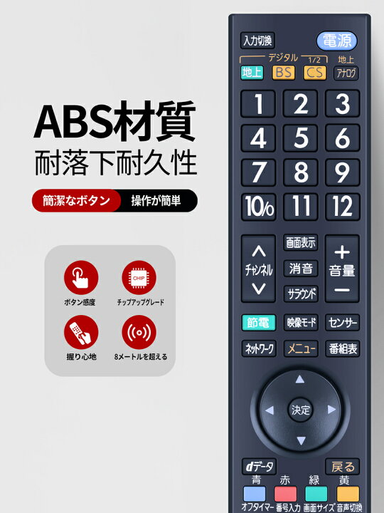 楽天市場】テレビリモコン RL18908 for Mitsubishi 三菱テレビリモコン 