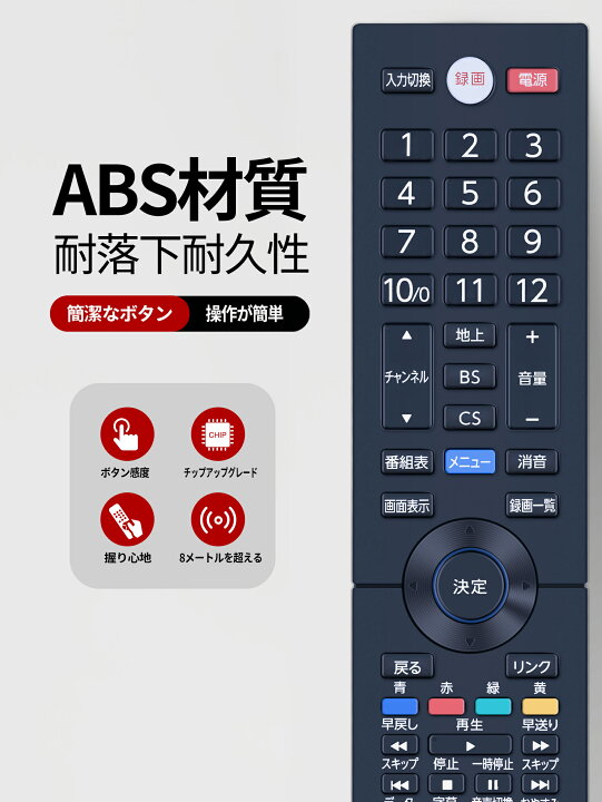 楽天市場】フナイ FRM-104TV リモコン for フナイ テレビリモコン 