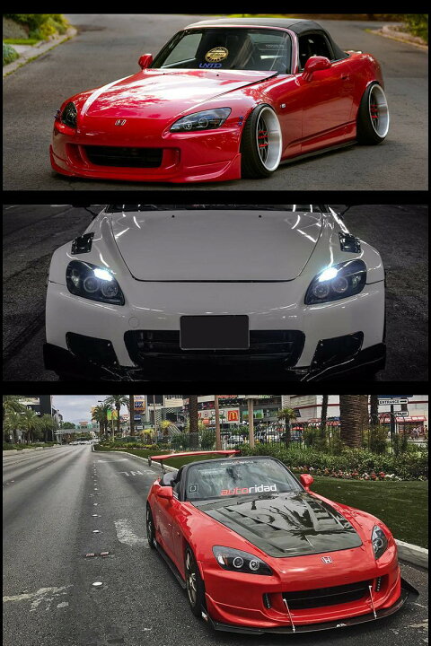 楽天市場】S2000 ヘッドライト AP1 AP2 後期用 イカリングヘッドライト 