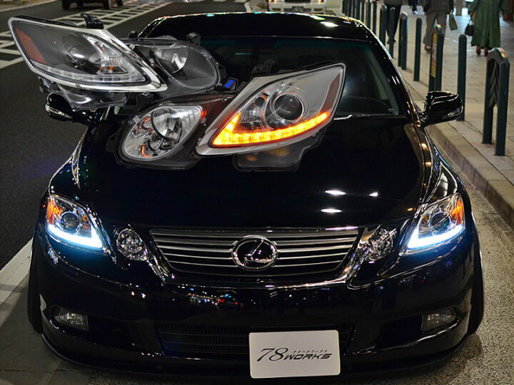 楽天市場 Gs ヘッドライト 19系 Gs350 Gs430 Gs450h Gs460 Lラインヘッドライトv2 流れるウインカー シーケンシャルウインカー 78works S273 カー用品 カスタムハウス
