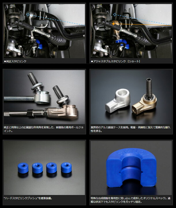 楽天市場】ハイエース TRH/KDH/GDH200系 2WD アジャスタブルスタビ  