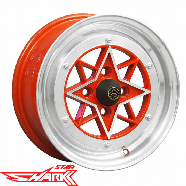 楽天市場】軽用 軽四 スターシャーク +38 1460 14インチ 6J 100-4H 