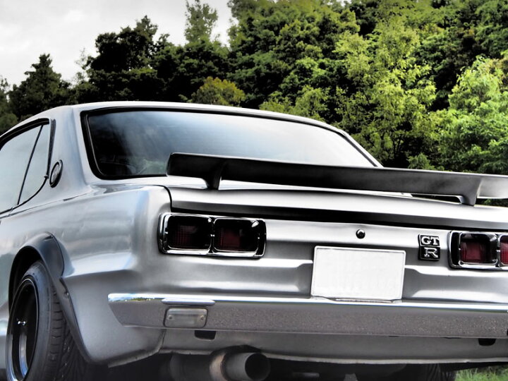楽天市場】ハコスカ GC10 リアバンパー 後期用 メッキ レプリカ 旧車 
