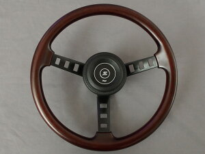 ダットサンコンペ ステアリング DATSUNコンペステアリング リアルウッド 約35φ Zパッド付 COLIN/コーリン (QQQQ-D4829W/1526011