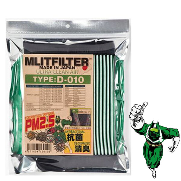 ハイエース レジアスエース エムリットフィルター エアコンフィルター 200系 H19/9- エムリット MLIT MLITFILTER (D-010