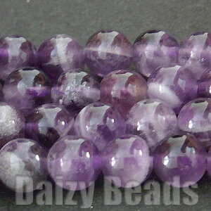 【ランキング1位受賞】【シェブロンアメジスト(天然)】 丸玉 6mm 1連(約36-40cm)【パワーストーン・天然石・ビーズ・天然石ビーズ・パワーストーンビーズ・パワ−スト−ン・パワ-スト-ン】