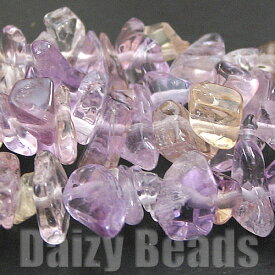 【ランキング3位受賞】【アメトリン(天然)】 さざれ 約5x8-15mm 1連（約78-90cm）【パワーストーン・天然石・ビーズ・天然石ビーズ・パワーストーンビーズ・パワ−スト−ン・パワ-スト-ン】