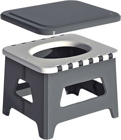 【本日限定！5%クーポン&ポイント2倍】【防災グッズ大賞受賞】 スツーレ® Step 簡易トイレ 折りたたみ ポータブルトイレ 携帯トイレ 防災トイレ 災害用 非常用 防災グッズ 耐荷重150kg 排便袋&凝固剤つき