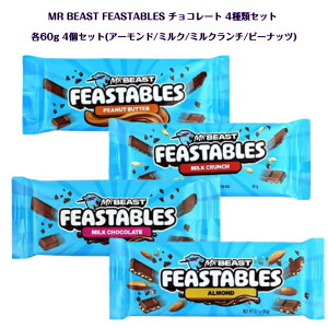 MR BEAST FEASTABLES `R[g 4ރZbg e60g (A[h/~N/~N`/s[ibc)Mr.Beast chocolate bar ~X^[r[Xg `R[go[ ASMR sns youtube tiktok CX^ v[g M