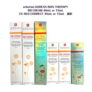 erborian KOREAN SKIN THERAPYCC RED CORRECT 15mL / 45mL SPF25 SUN SCREENREEN or BB CREAM NUDE CLAIR 15mL / 40mL SPF20 1_IG{ACCbhRNg BABY SKIN EFFECT / BBN[ ԐgP ؍RX I oliveyoung 
