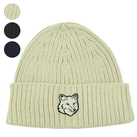 メゾン キツネ MAISON KITSUNE ニット帽 ニットキャップ 帽子BOLD FOX HEAD BEANIE【MM06111KT1022】