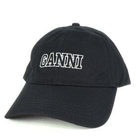 【ポイント5倍 6/11 2時まで】ガニー GANNI ベースボールキャップ 帽子 ロゴ レディース Cap Hat【A4968】