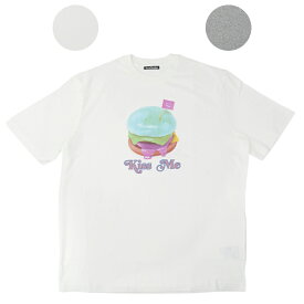 【4時間限定 ポイント10倍 4/23 20時スタート】Acne Studios アクネストゥディオズ プリントTシャツ ハンバーガー【CL0176】