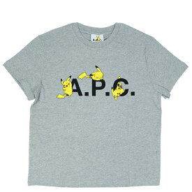 【4時間限定 ポイント10倍 4/23 20時スタート】アーペーセー ポケモン A.P.C. POKEMON Tシャツ コラボ レディース T-SHIRT POKEMON PIKACHU F【COEZB-F26316】