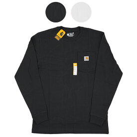 【10％OFFクーポン 4/24 20時スタート】CARHARTT カーハート ポケット付ロングスリーブTシャツ LOOSE FIT HEAVY WEGHT LONG-SLEEVE POCKET T-SHIRTS【k126】