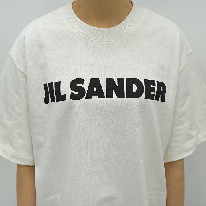 JIL SANDER ジルサンダー Tシャツ ジルサンダー レディース Tシャツ JIL SANDER T SHIRT (102 WHITE)【JSPS707050WS248708】 DALUMA JIL SANDER ジルサンダー ロゴTシャツ 男女兼用 ホワイト S