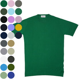 【ポイント5倍 4/24 20時スタート】ジョンスメドレー JOHN SMEDLEY ニットTシャツ LORCA 半袖 クルーネック 30ゲージ LORCA WALTED T-SHIRT【LORCA】