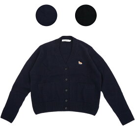 MAISON KITSUNE レディース メゾンキツネ ベイビーフォックス パッチ ボクシー カーディガン Baby Fox Patch Boxy Cardigan 【HW00503KT1006】