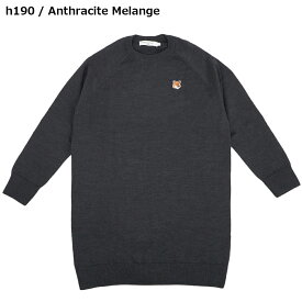 【10％OFFクーポン】MAISON KITSUNE レディース メゾンキツネ フォックスヘッド パッチ ニットジャンパードレス 【JW01625KT1036】