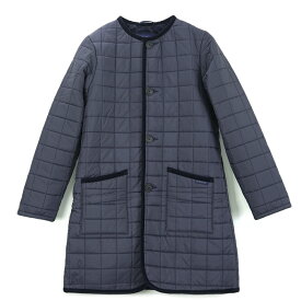 【10％OFFクーポン】【ラスト1点】LAVENHAM ラベンハム LONGLINE ROUND COLLAR COAT ロングライン ラウンドカラーコート レディース（全1色）【SLJ2106】