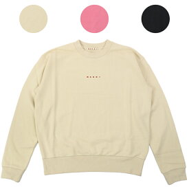 【ラスト1点】MARNI マルニ ロゴ入りスウェットシャツ トレーナーメンズ MARNI LOGO ORGANIC COTTON SWEATSHIRT【FUMU0074P9】