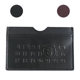 【10％OFFクーポン 4/24 20時スタート】MM6 エムエムシックス カードケース 名刺入れ ナンバリング ロゴ レディース LABEL LOGO CARD HOLDER【SA5UI0008-P5693】