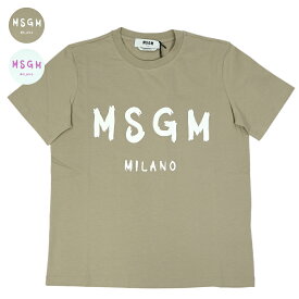 【4時間限定 ポイント10倍 4/23 20時スタート】エムエスジーエム MSGM Tシャツ ロゴ レディース T-SHIRT【3641MDM510-247002】