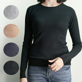 【週末10％OFFクーポン 4/22 13時まで】ジョンスメドレー JOHN SMEDLEY GERANIUM レディース 長袖クルーネックニット GERANIUM SWEATER RN LS SLIM FIT(全4色)