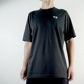 【商品限定 10％OFFクーポン】Y-3 ワイスリー メンズ ロゴ 半袖Tシャツ(BLACK) U CH1 COMM TEE【HG8797】