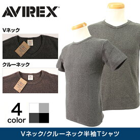 【LINE登録で10%OFFクーポン】 AVIREX アビレックス avirex アヴィレックス・Vネック Tシャツ カットソー Tシャツ メンズ 6143501 送料無料