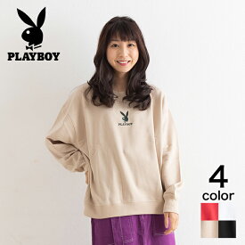 楽天市場 Playboy トレーナー レディースファッション の通販