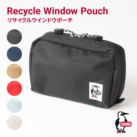 【LINE登録で100円OFFクーポン】 CHUMS チャムス RECYCLE WINDOW POUCH メンズ レディース ユニセックス ポーチ 収納 小物入れ ギフト 春夏新作 CH60-3563