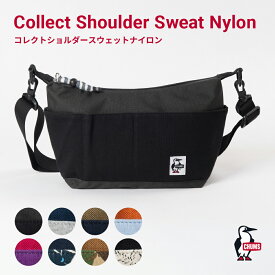 【LINE登録で100円OFFクーポン】 CHUMS チャムス Collect Shoulder Sweat Nyron ショルダーバッグ メンズ 小さめ 肩掛け ウエストバッグ ボディバッグ カバン アウトドア 2024 秋冬新作 CH60-3608
