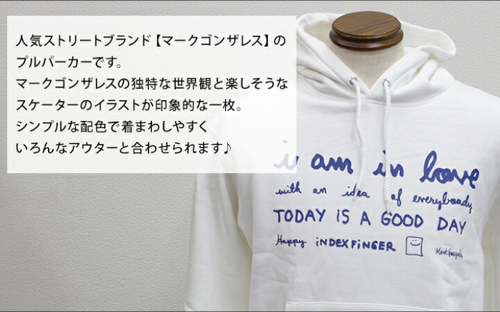 楽天市場 Mark Gonzales マーク ゴンザレス メンズ ブランド 長袖 アウター パーカー プリント ダン 蔵之助 楽天市場店