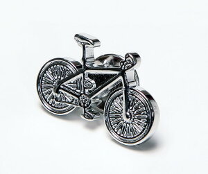 ���s���o�b�W���]�Ԃ̃��y���s���@�C�^���A�ł�BICICLETTA�@�p���BICYCLE �`��LAPEL PIN ���y���s�� ONYX-ART LONDON LP248 BICYCLE CUFFS !!�E�E�`