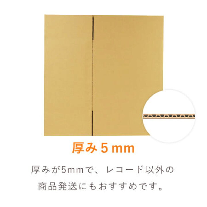 楽天市場】ダンボール 段ボール箱 宅配100サイズ（LPレコード50枚用 