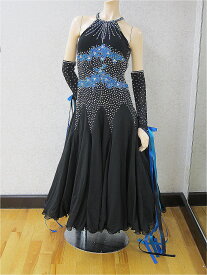 【中古】社交ダンス スタンダードドレス S-0204