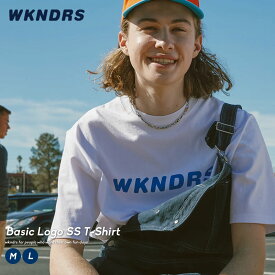 WKNDRS ウィークエンダーズ メンズ tシャツ 半袖 ロゴt トップス 綿100％ コットン100％ 春 夏 韓国 ファッション ブランド ストリート オルチャンファッション 韓国服 デイリーコーデ korea