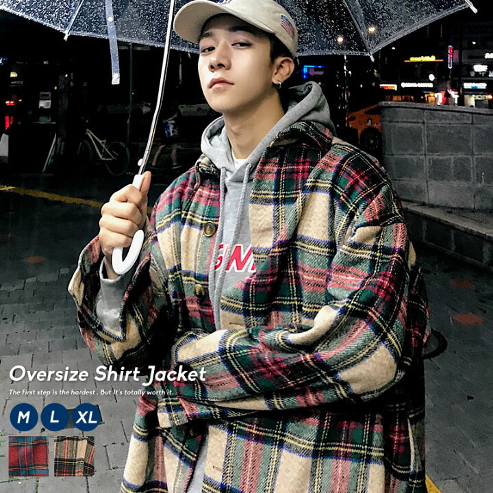 楽天市場 韓国ファッション メンズ チェック ジャケット 秋冬 ビックシルエット シャツジャケット タータンチェック ストリート おしゃれ オルチャンファッション 韓国服 モード 韓国ファッション Shoowtime 楽天市場 韓国ファッション メンズ チェック ジャケット 秋冬 ビックシルエット シャツジャケット タータンチェック ストリート おしゃれ オルチャンファッション 韓国服 モード 韓国ファッション Shoowtime