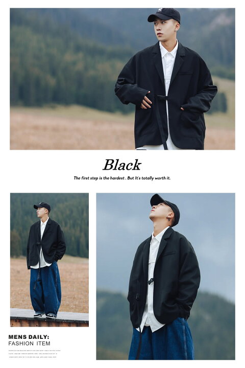 楽天市場 テーラードジャケット メンズ ビックシルエット 秋 冬 ジャケット 韓国 ファッション ストリート おしゃれ アウター オルチャンファッション 韓国服 韓国ファッション Shoowtime 楽天市場 テーラードジャケット メンズ ビックシルエット 秋 冬 ジャケット 韓国 ファッション ストリート おしゃれ アウター オルチャンファッション 韓国服 韓国ファッション Shoowtime