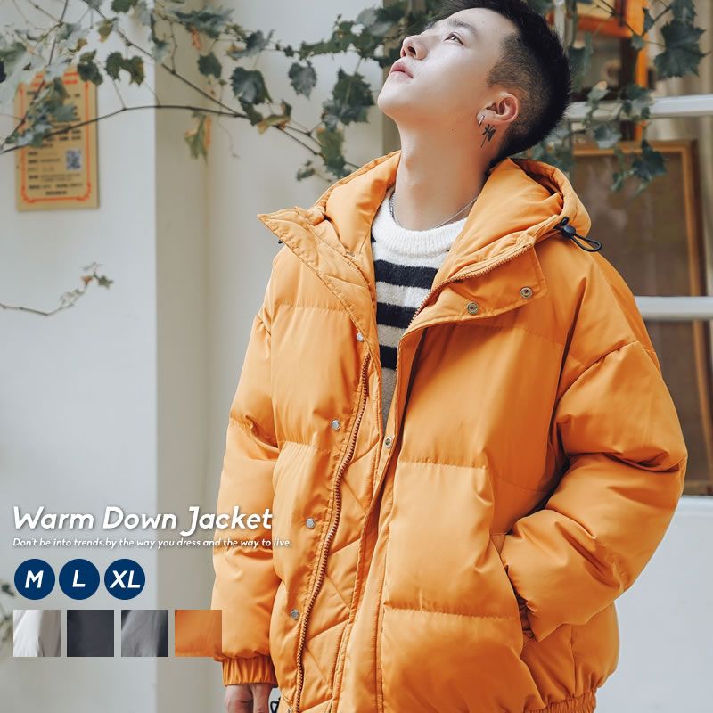 楽天市場】韓国ファッション メンズ 冬 ダウンジャケット 中綿 軽量