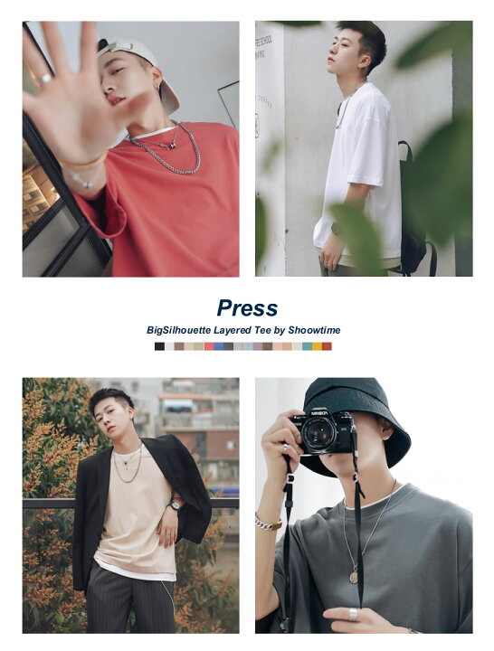 楽天市場 Gw限定セール 今だけクーポン利用で00円 メール便送料無料 Tシャツ メンズ レイヤード 韓国 ファッション ビッグシルエット 半袖 無地 おしゃれ ビッグtシャツ オルチャンファッション 綿100 コットン 韓国服 おうちコーデ ニュートラルカラー くすみ
